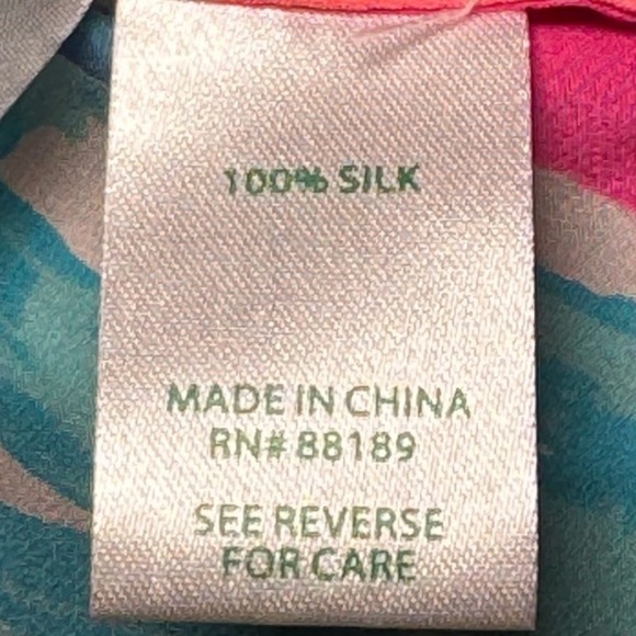 Lilly Pulitzer Alyssa Tank 'Goombay Smashed'  Summer Tropical Print Top M - Picture 7 of 7